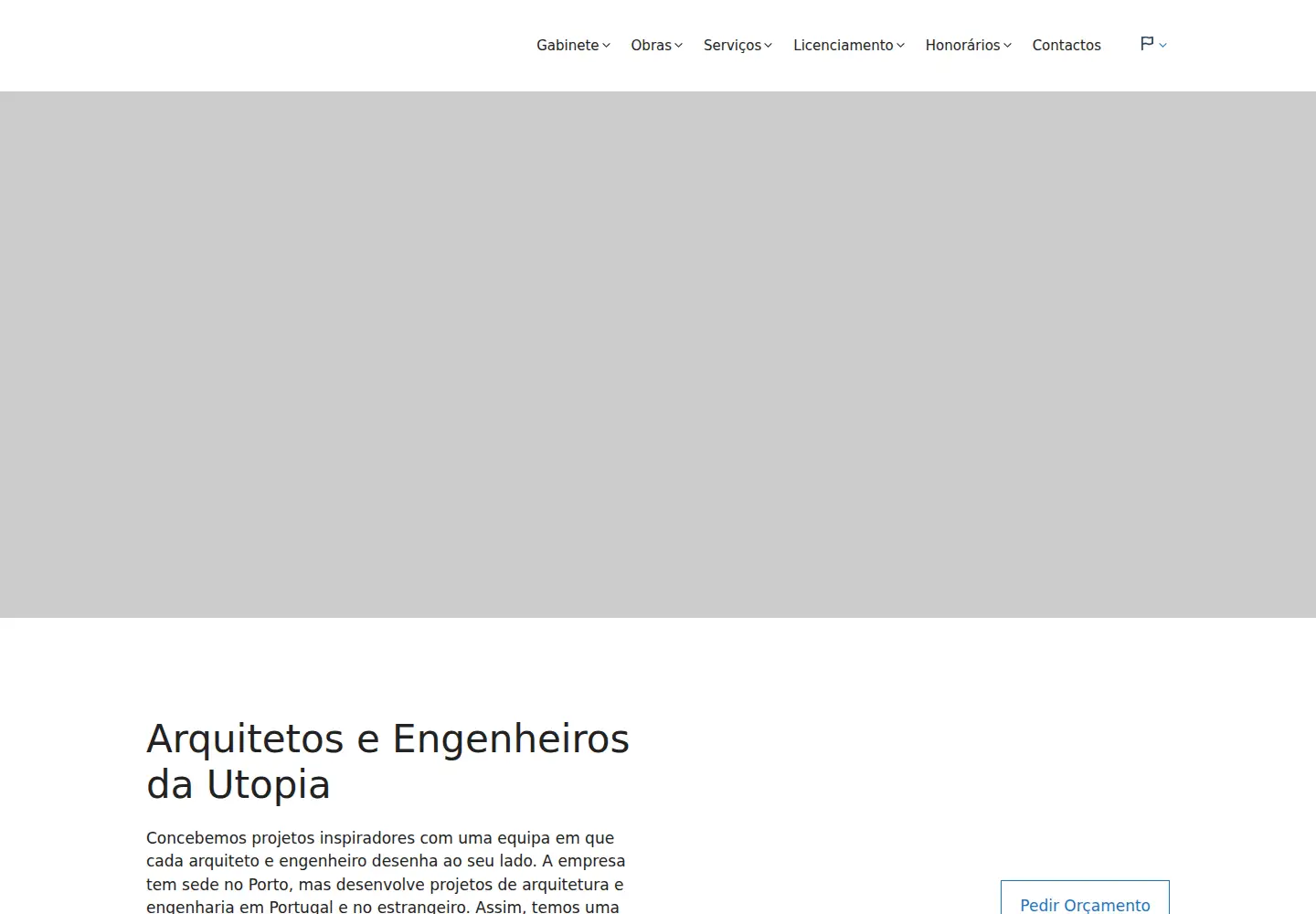 Screenshot of utopia-projectos.com