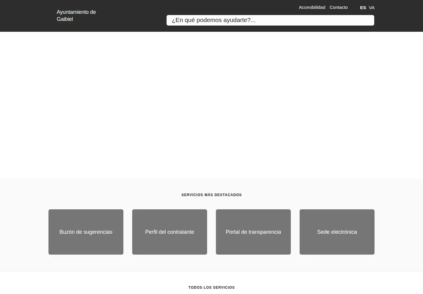 Screenshot of gaibiel.es
