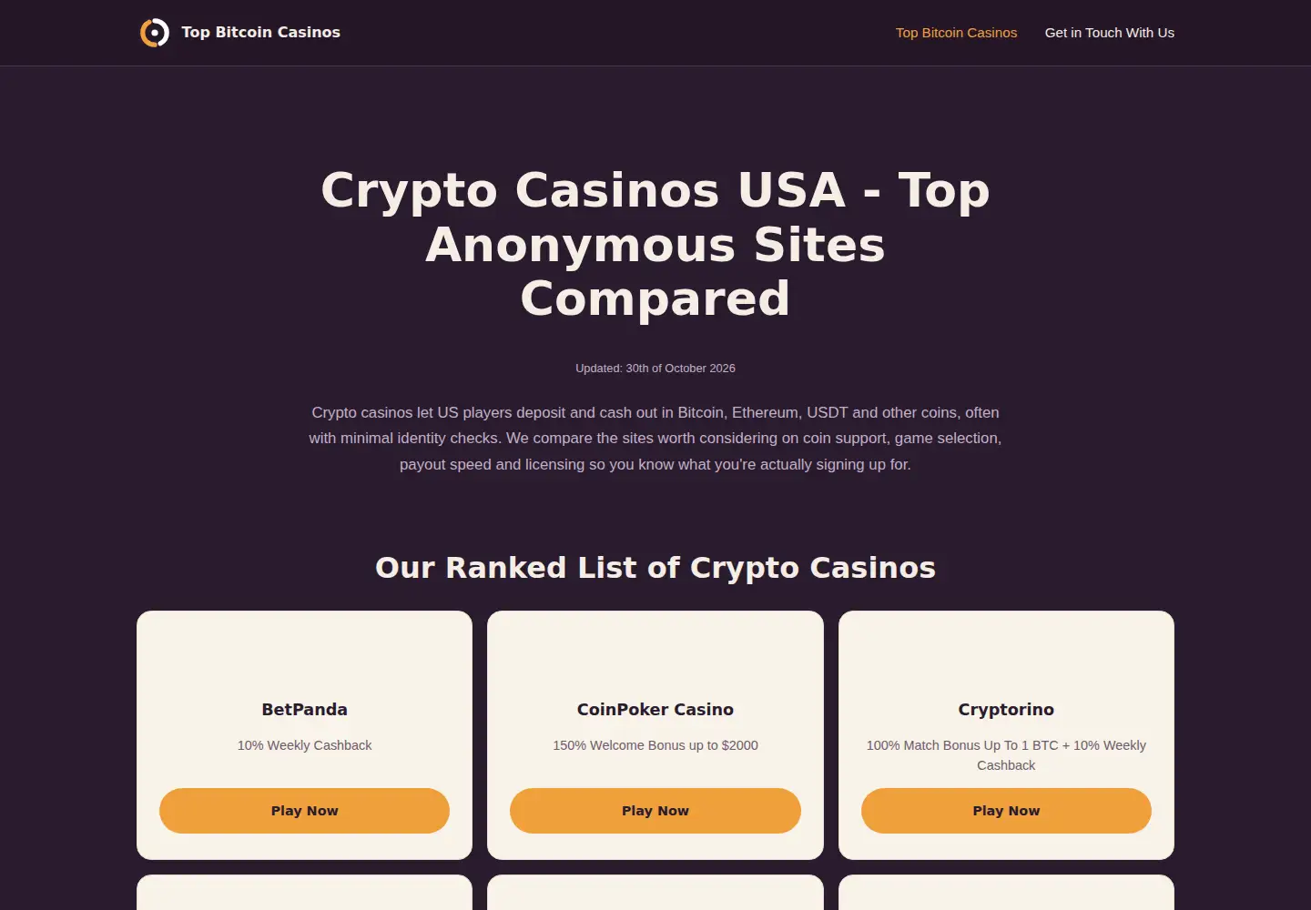 Screenshot of usnaweb.org