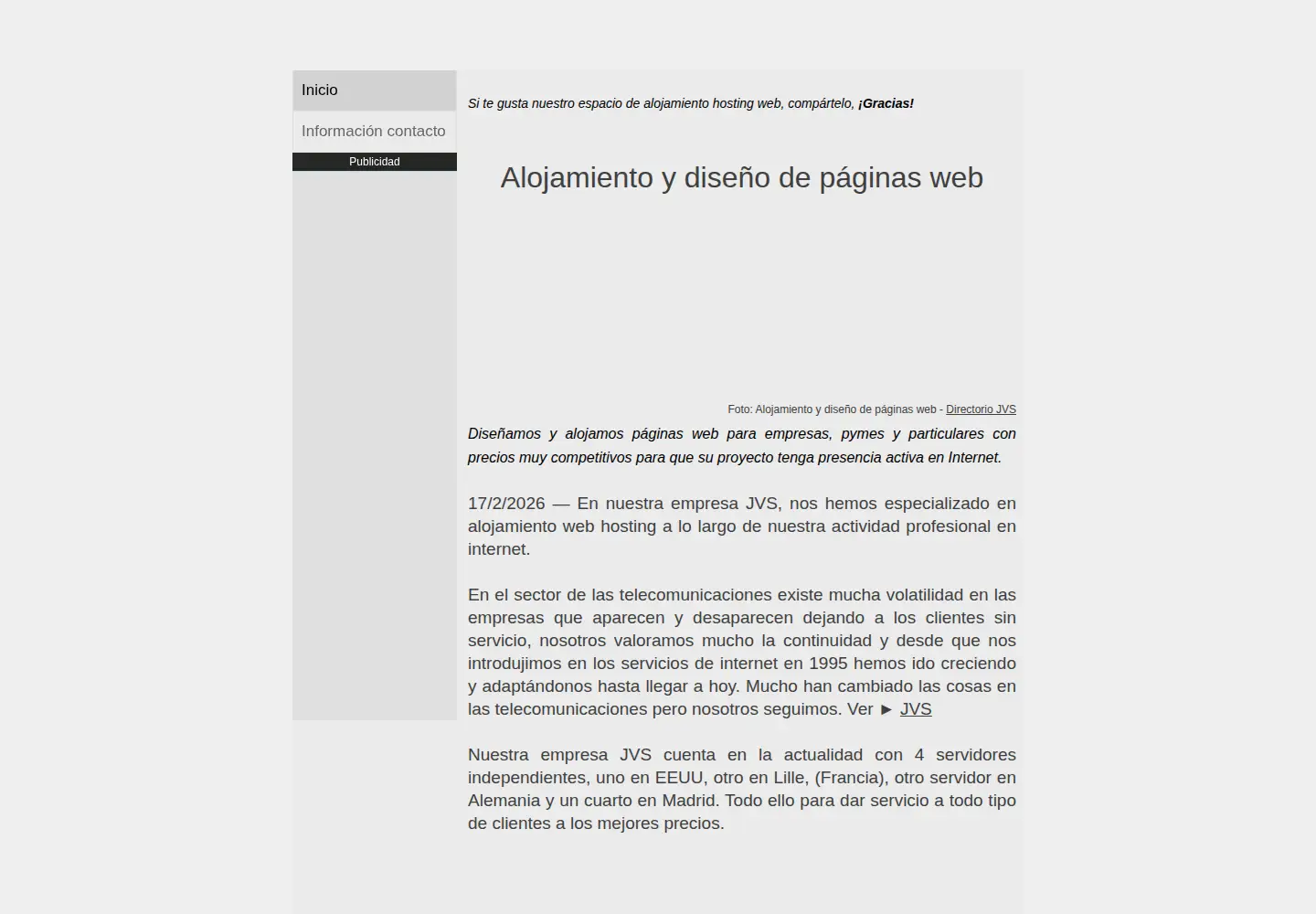 Screenshot of jvs-server.com