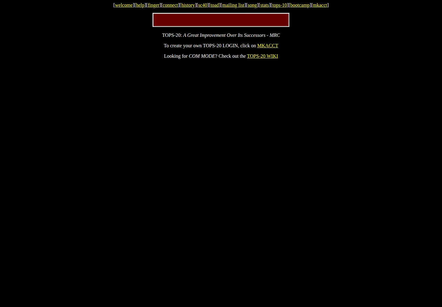 Captured homepage of twenex.org in the current scan