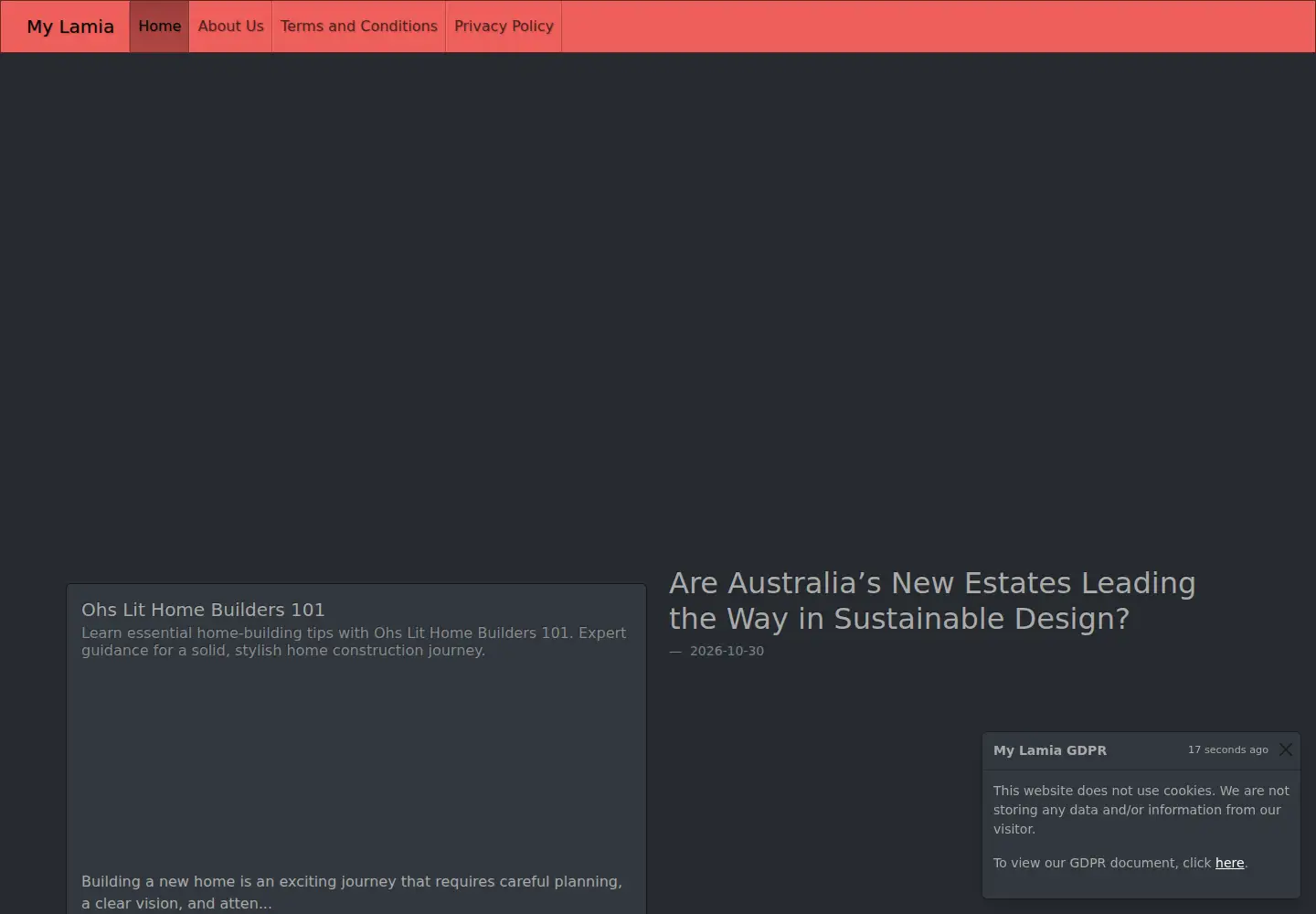 Screenshot of mylamia.com