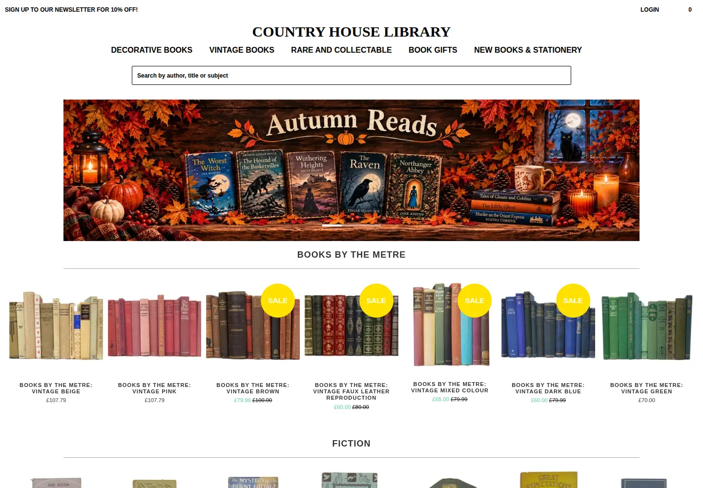Screenshot of countryhouselibrary.co.uk