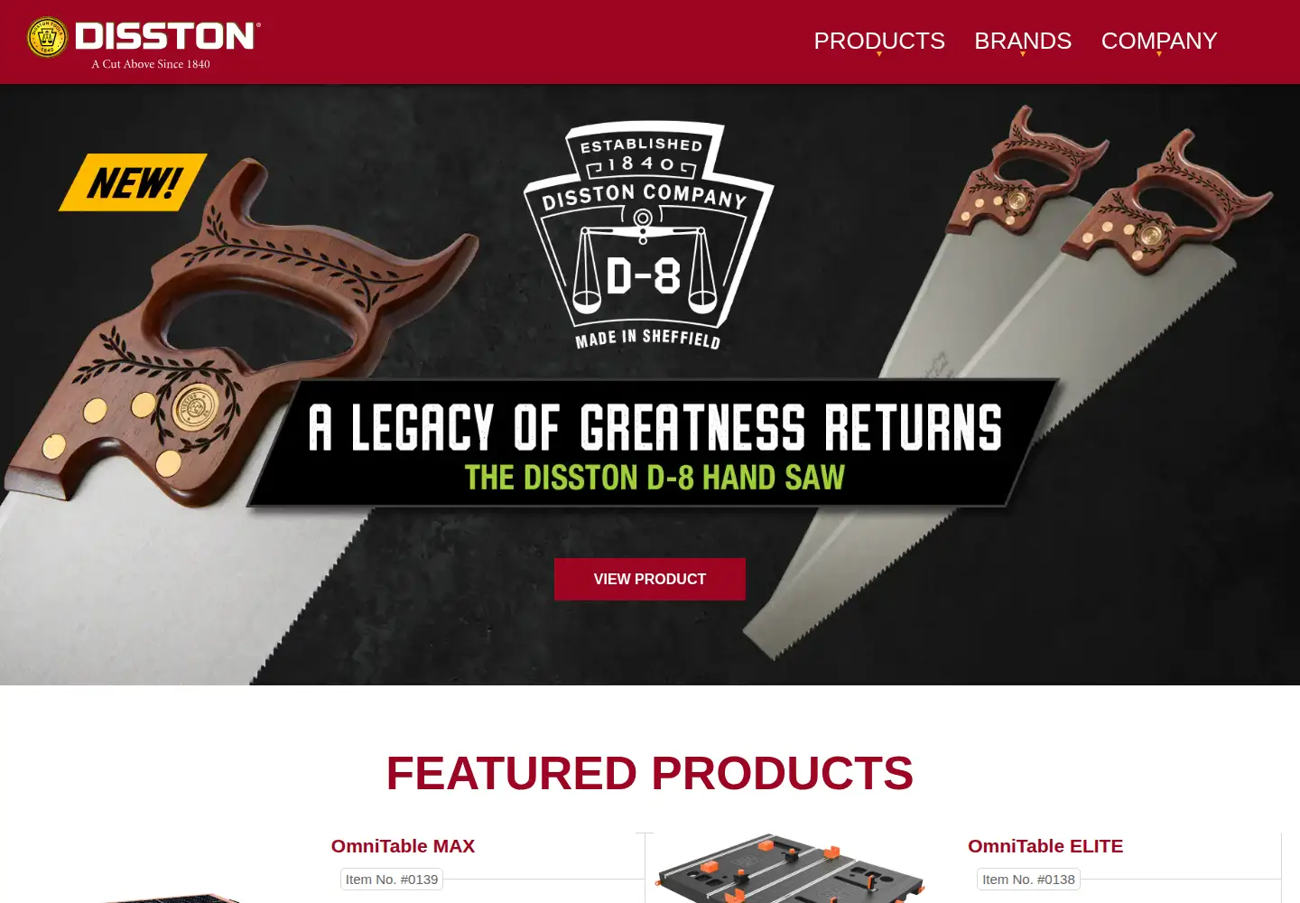 Screenshot of disstontools.com