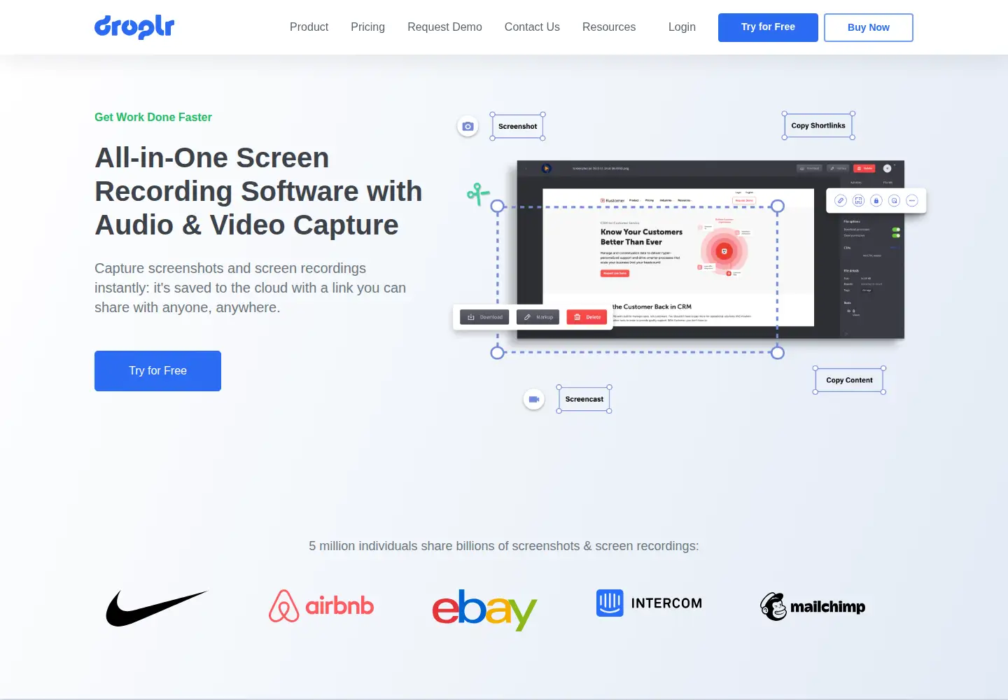 Screenshot of d.pr