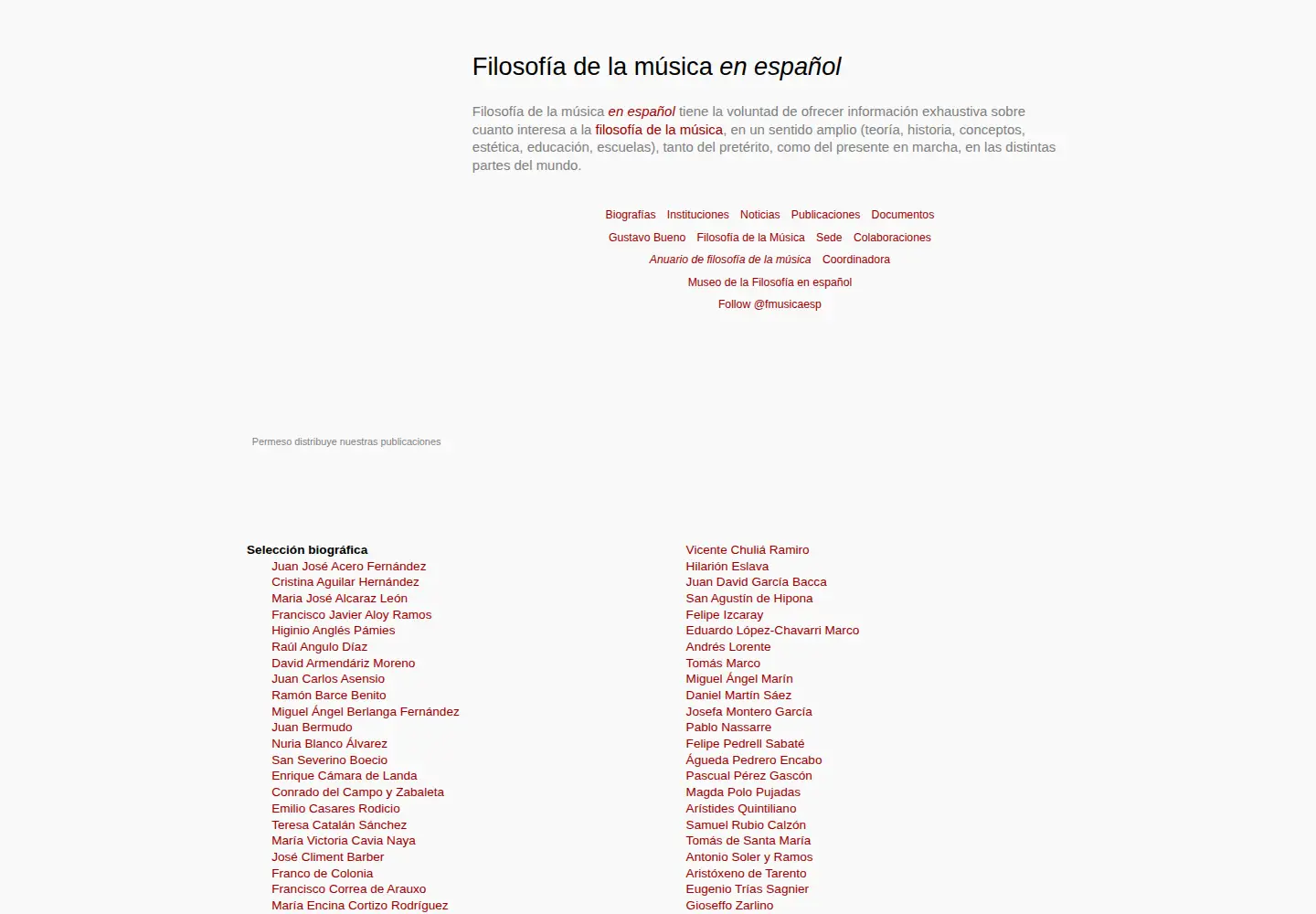 Screenshot of filosofiadelamusica.es