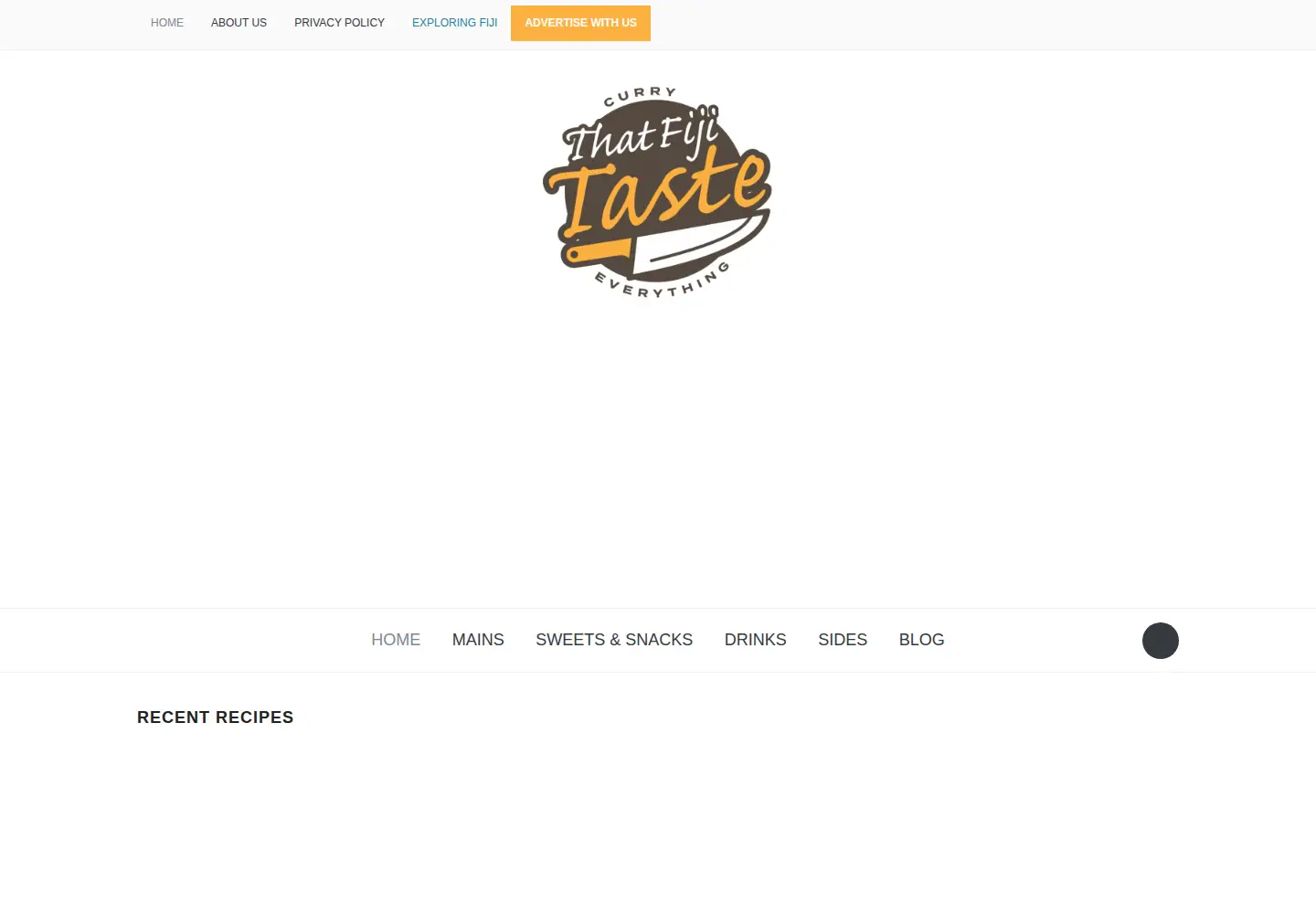 Screenshot of thatfijitaste.com