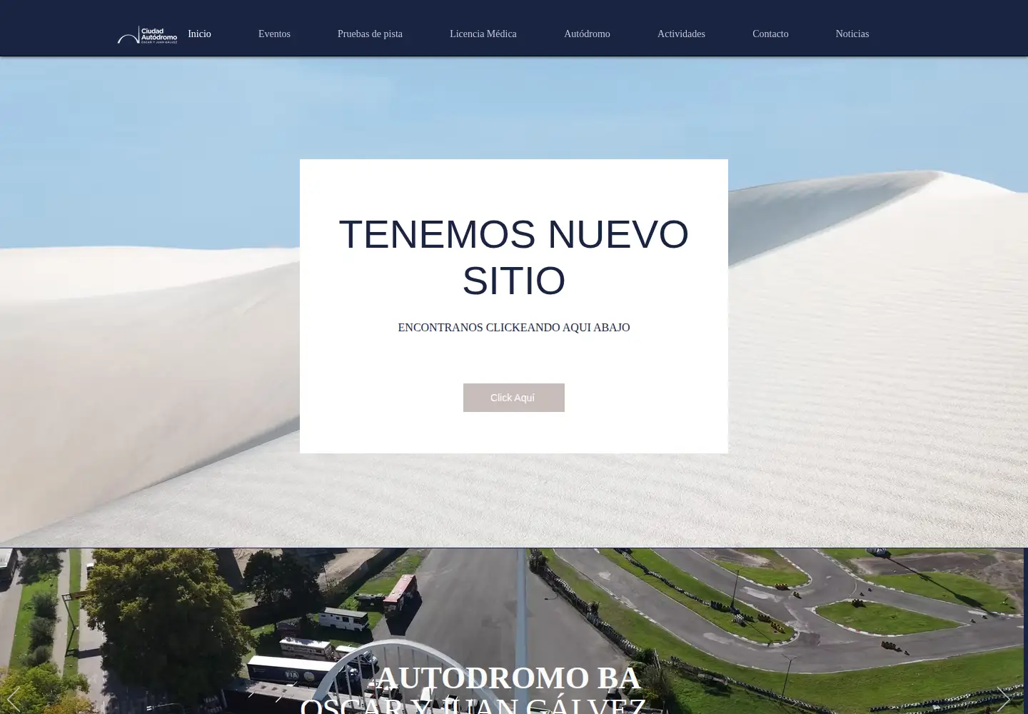 Screenshot of ciudadautodromo.com