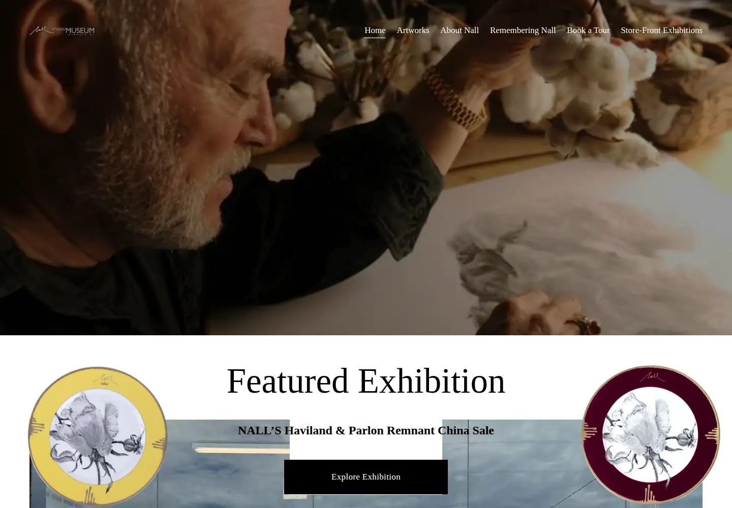 Screenshot of artistnall.com