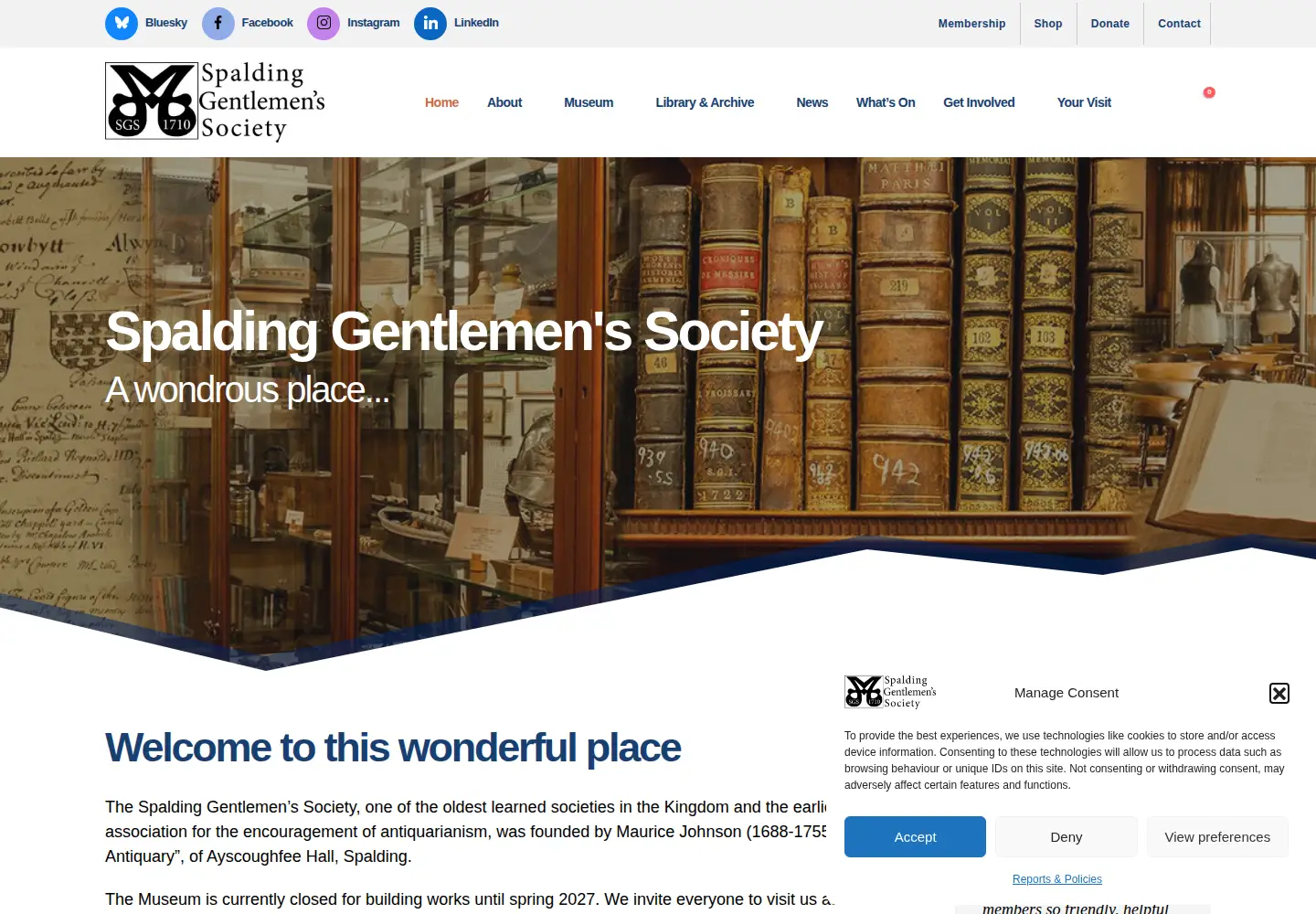 Captured homepage of sgsoc.org in the current scan