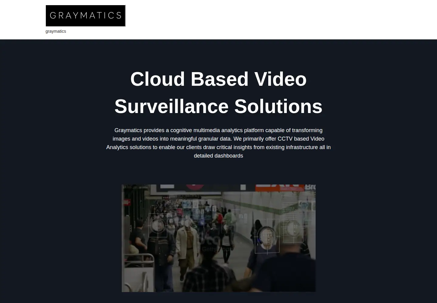 Screenshot of graymatics.com