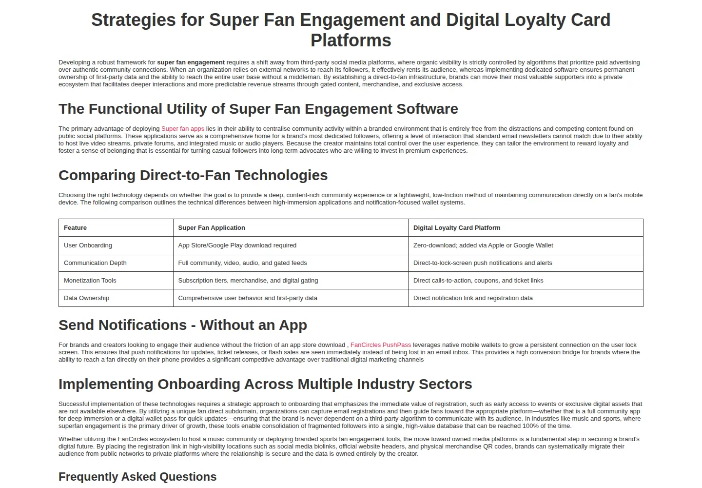 Screenshot of fan.direct