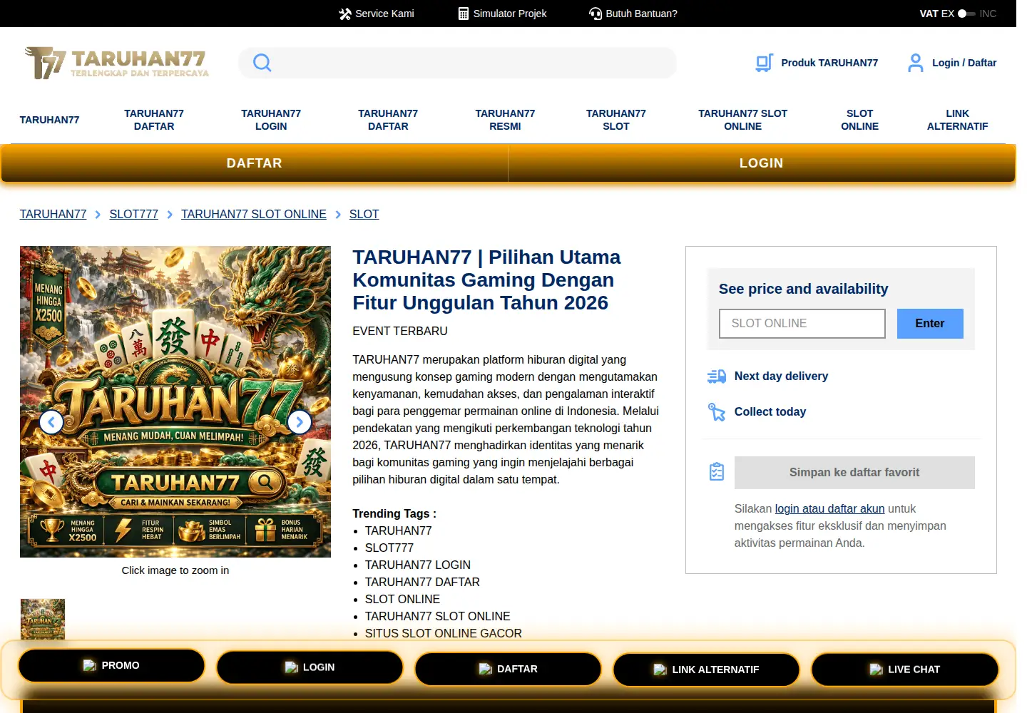 Screenshot of cincodays.com