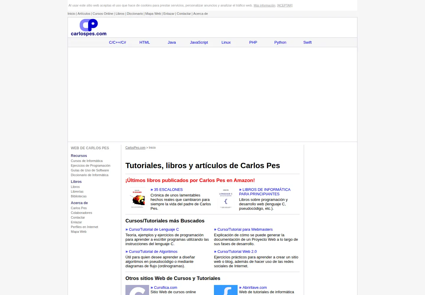 Screenshot of carlospes.com
