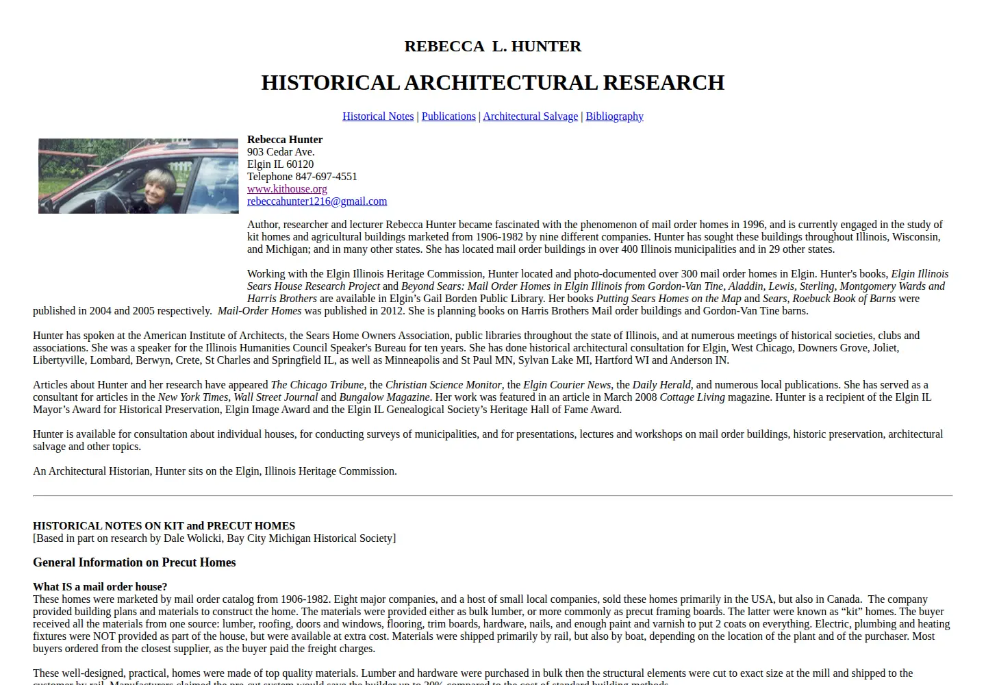 Captured homepage of kithouse.org in the current scan
