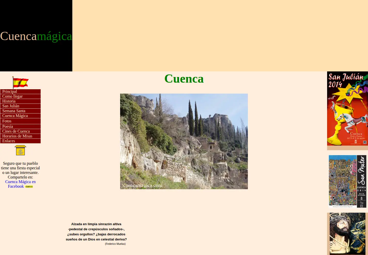 Screenshot of cuencamagica.com