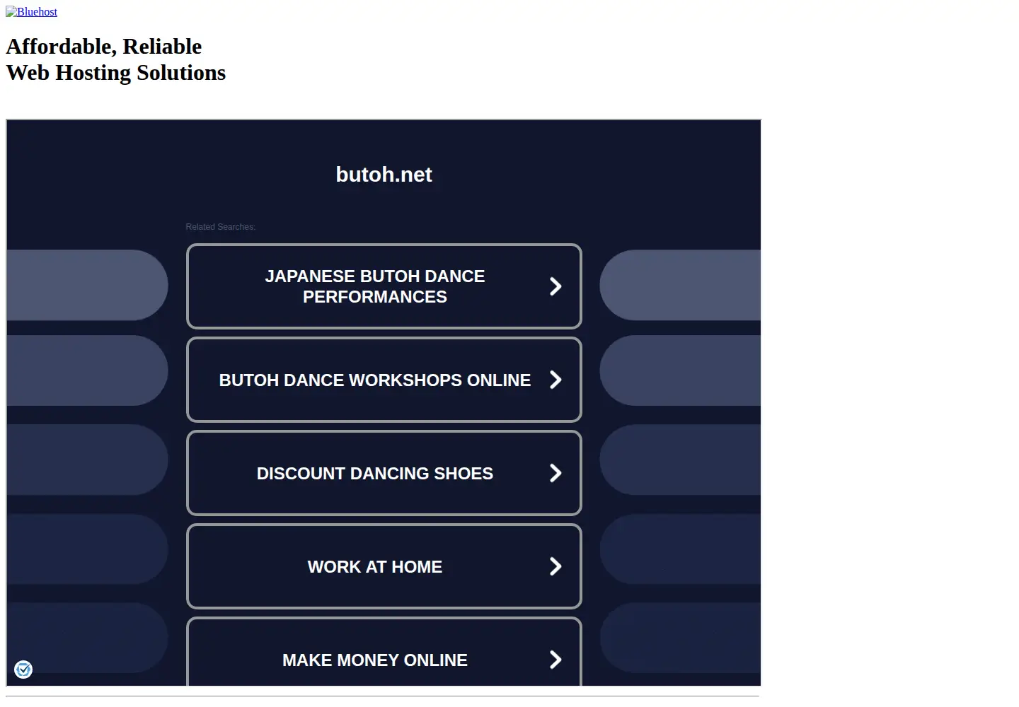 Screenshot of butoh.net