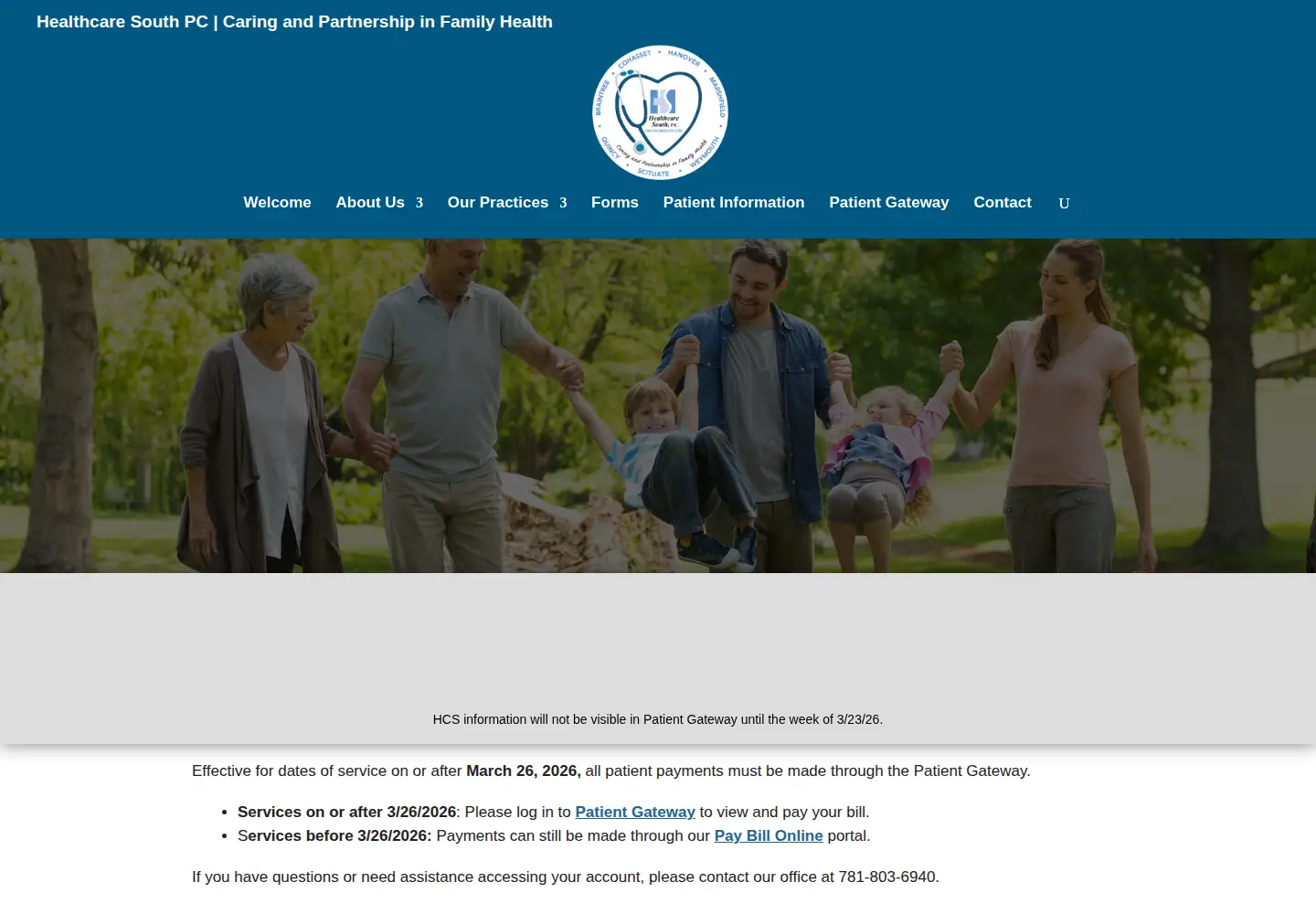 Screenshot of healthcaresouth.com