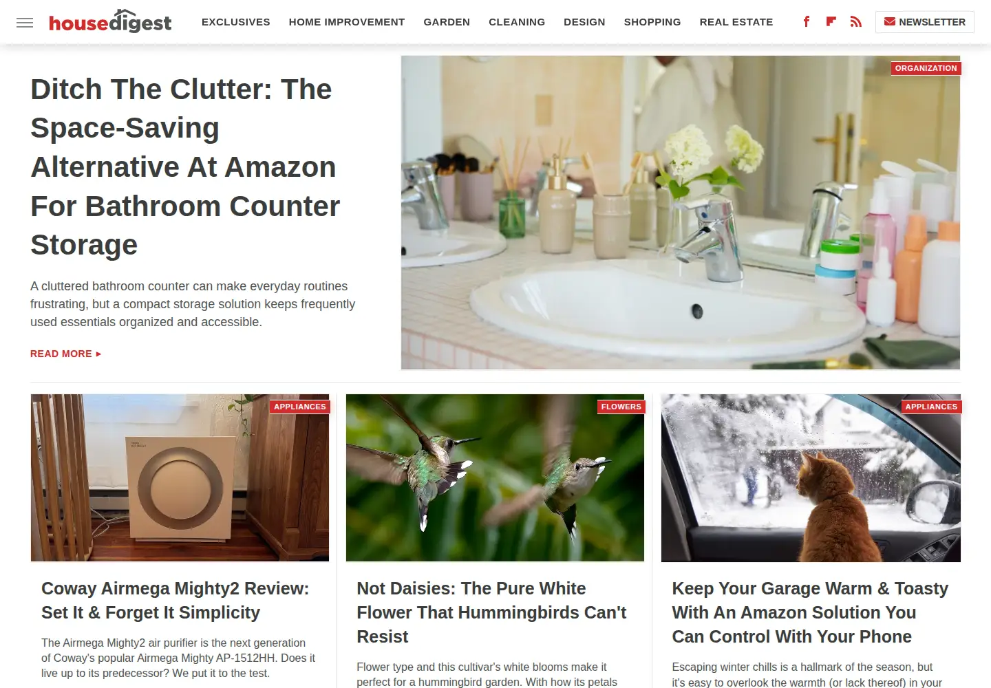 Screenshot of housedigest.com