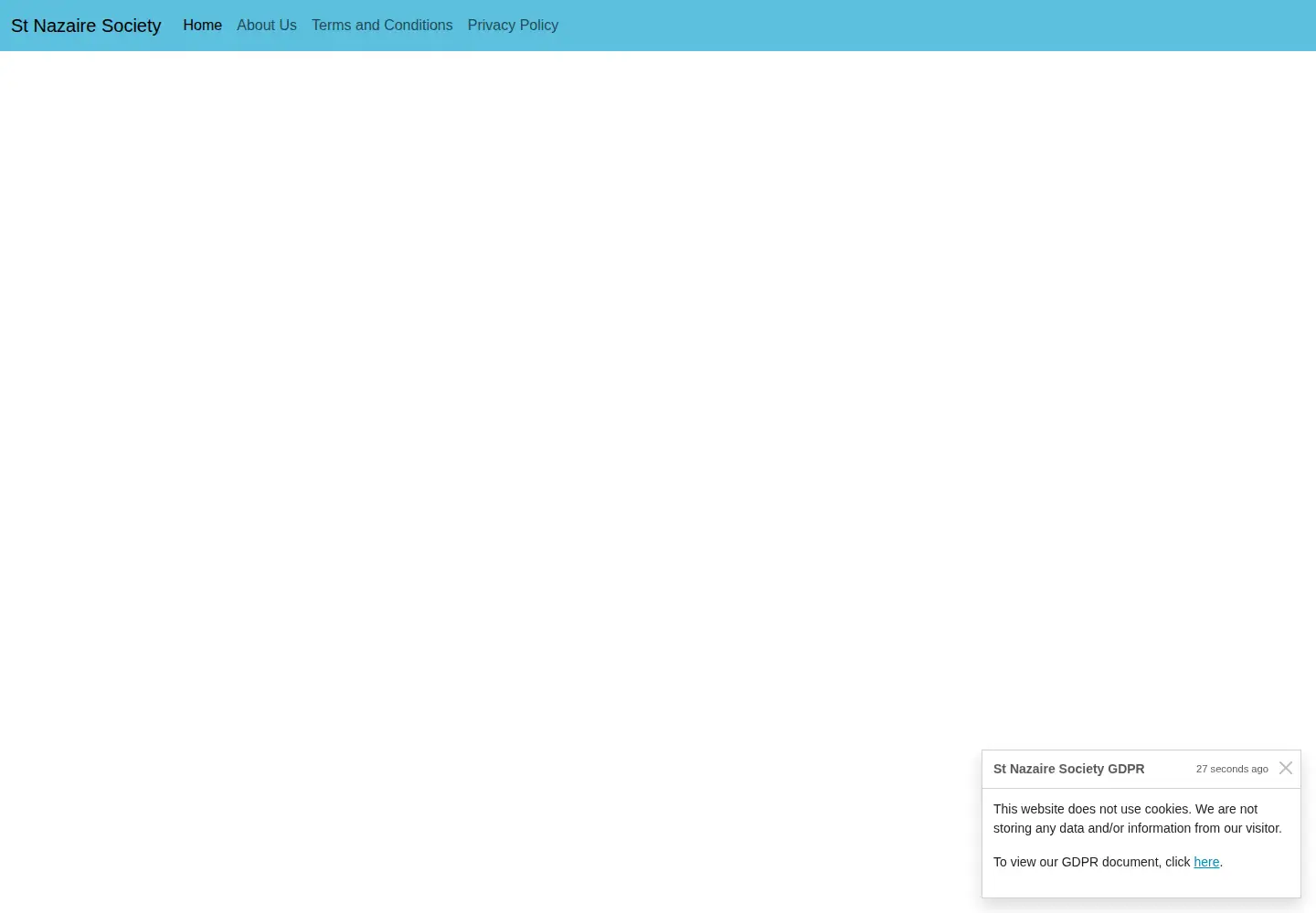 Screenshot of stnazairesociety.org