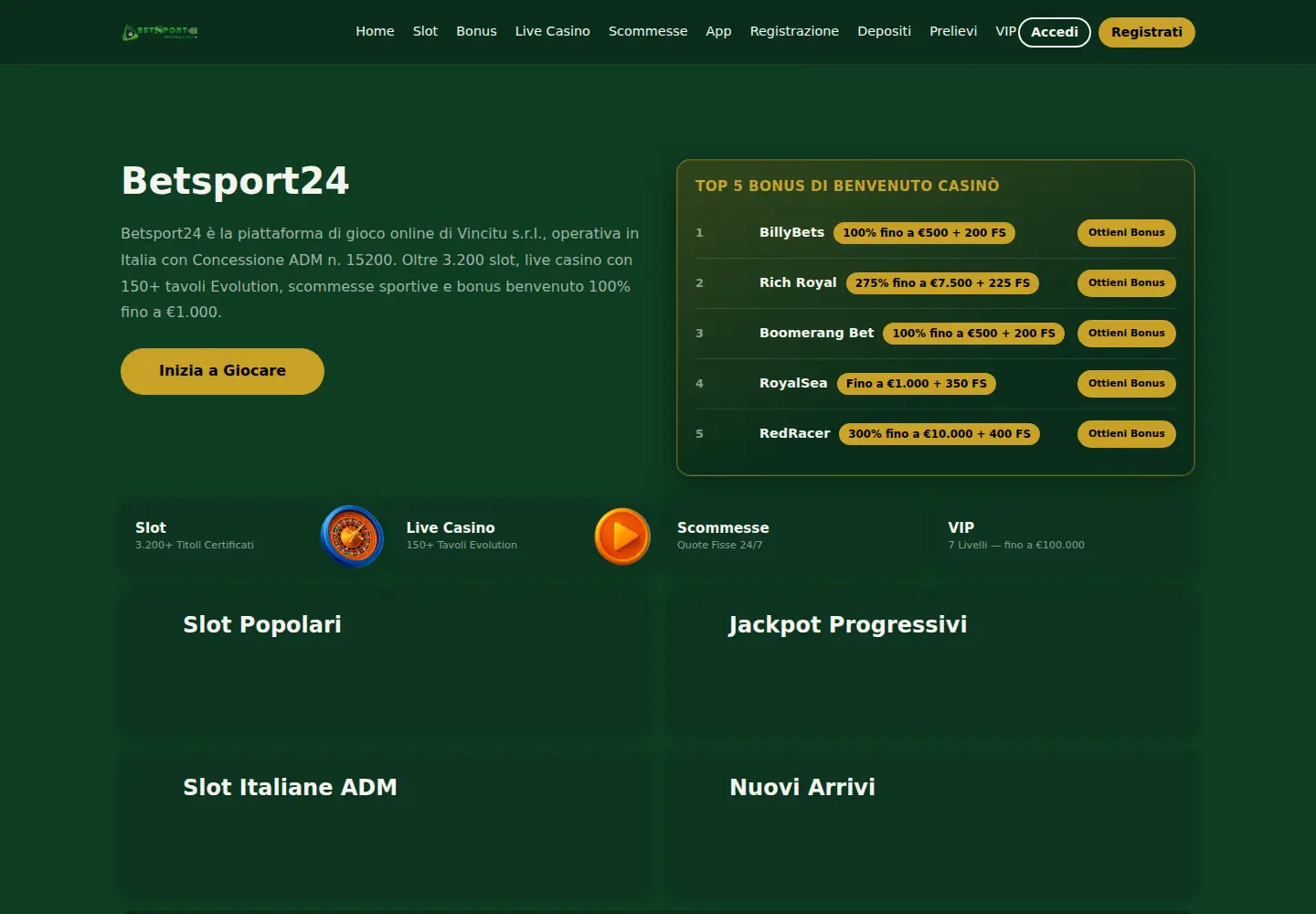 Screenshot of carasantalucia.it