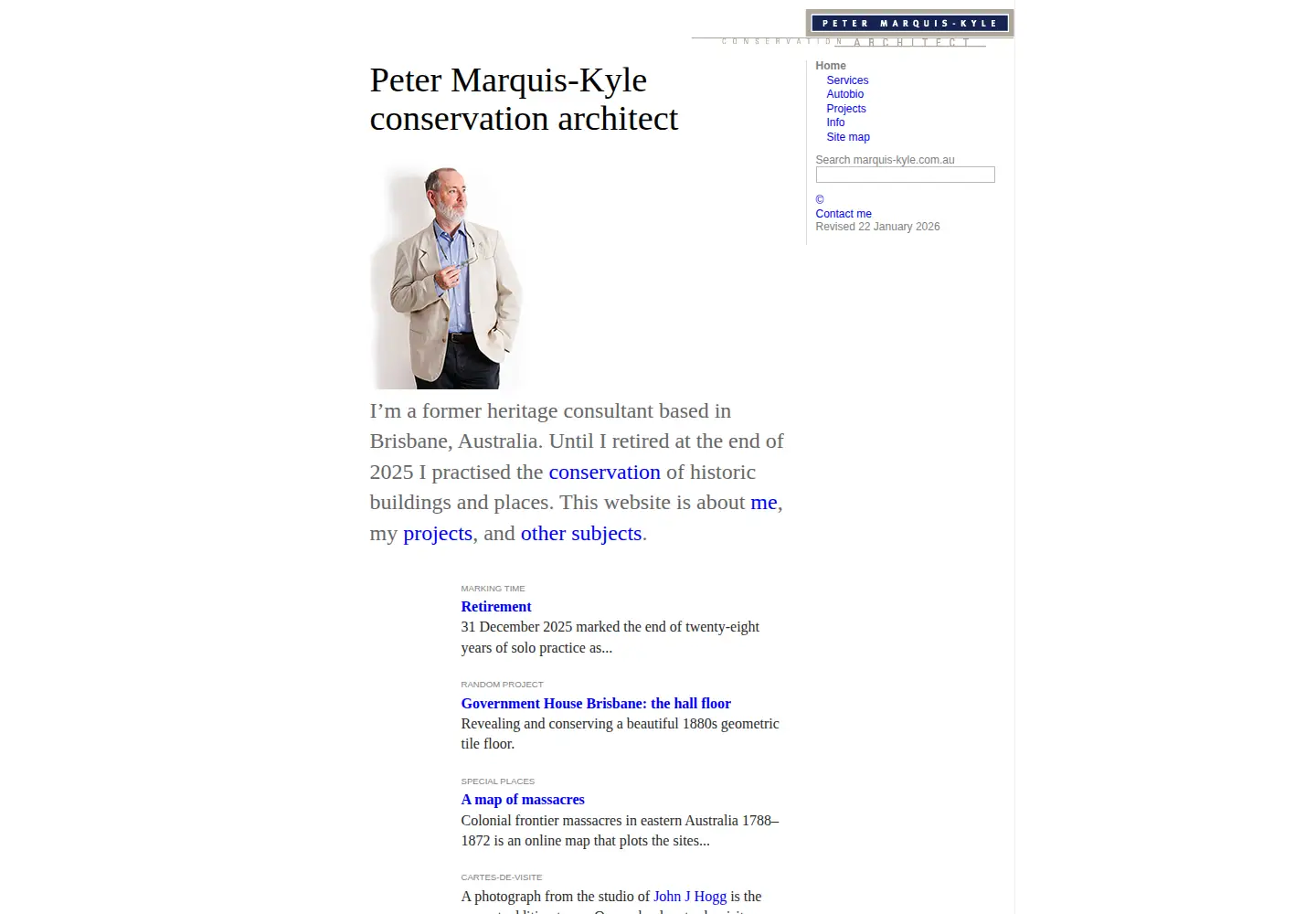Screenshot of marquis-kyle.com.au