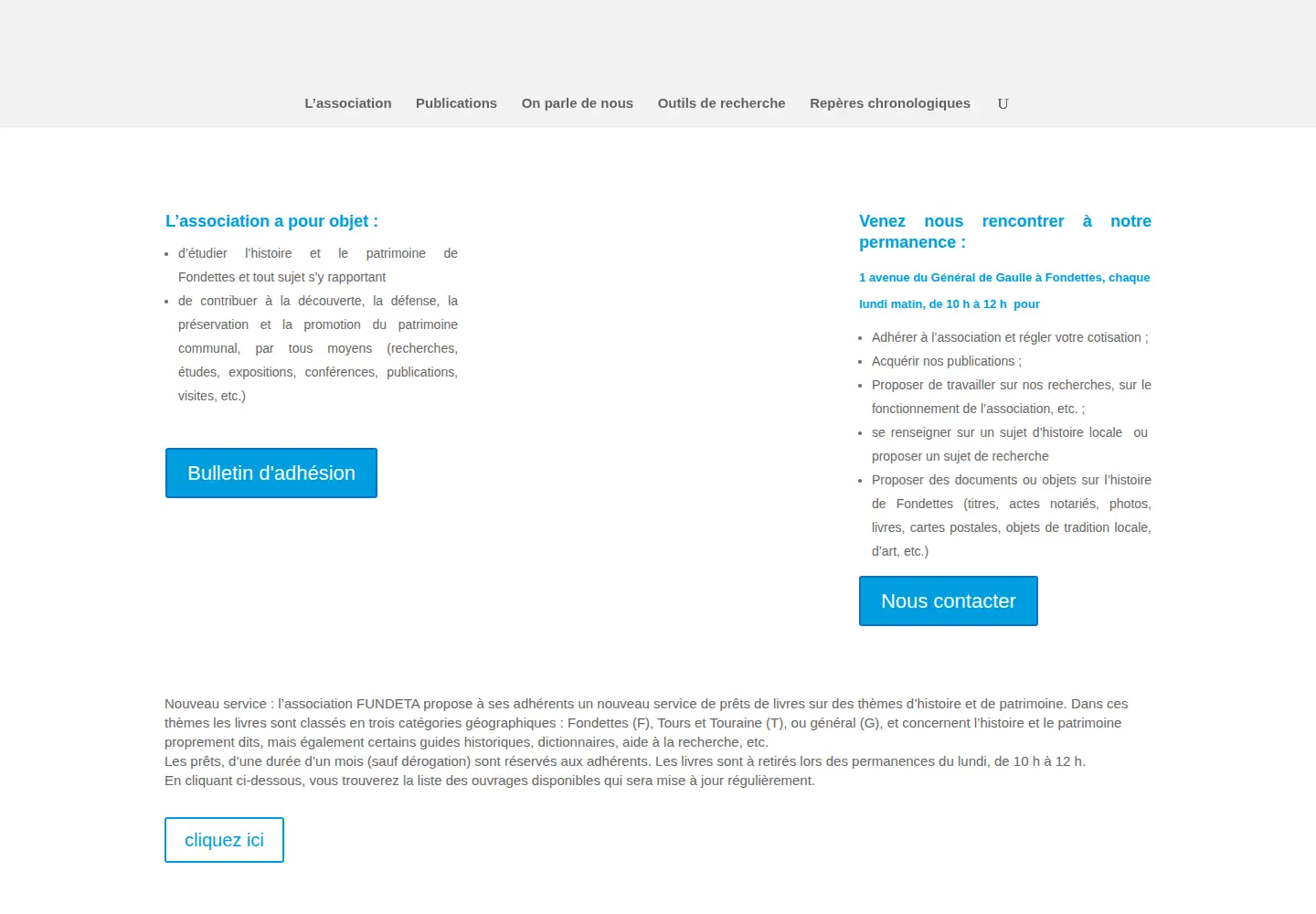 Screenshot of fundeta.fr