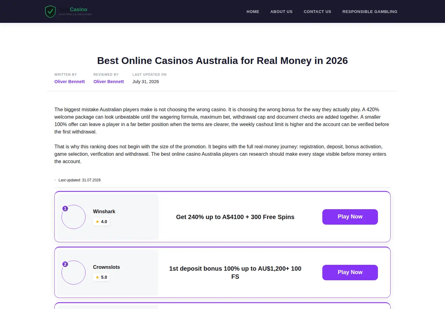 Screenshot of ourgeneration.org.au