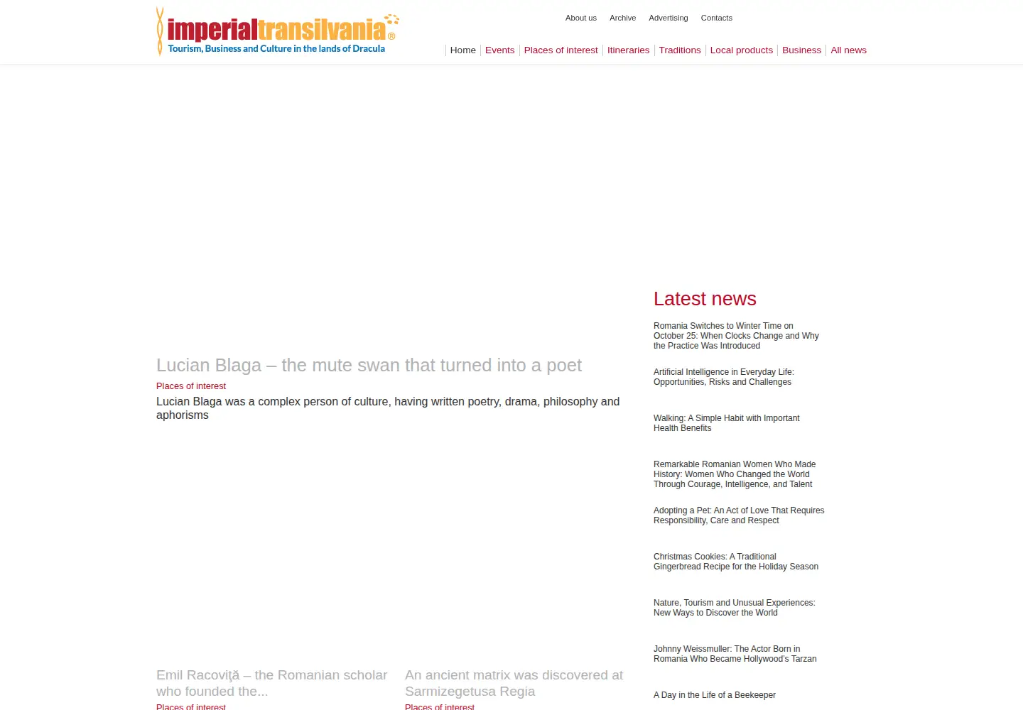 Screenshot of imperialtransilvania.com