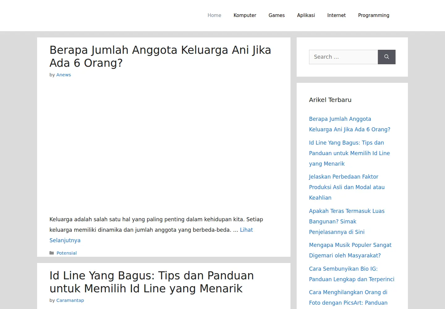 Screenshot of noos.co.id