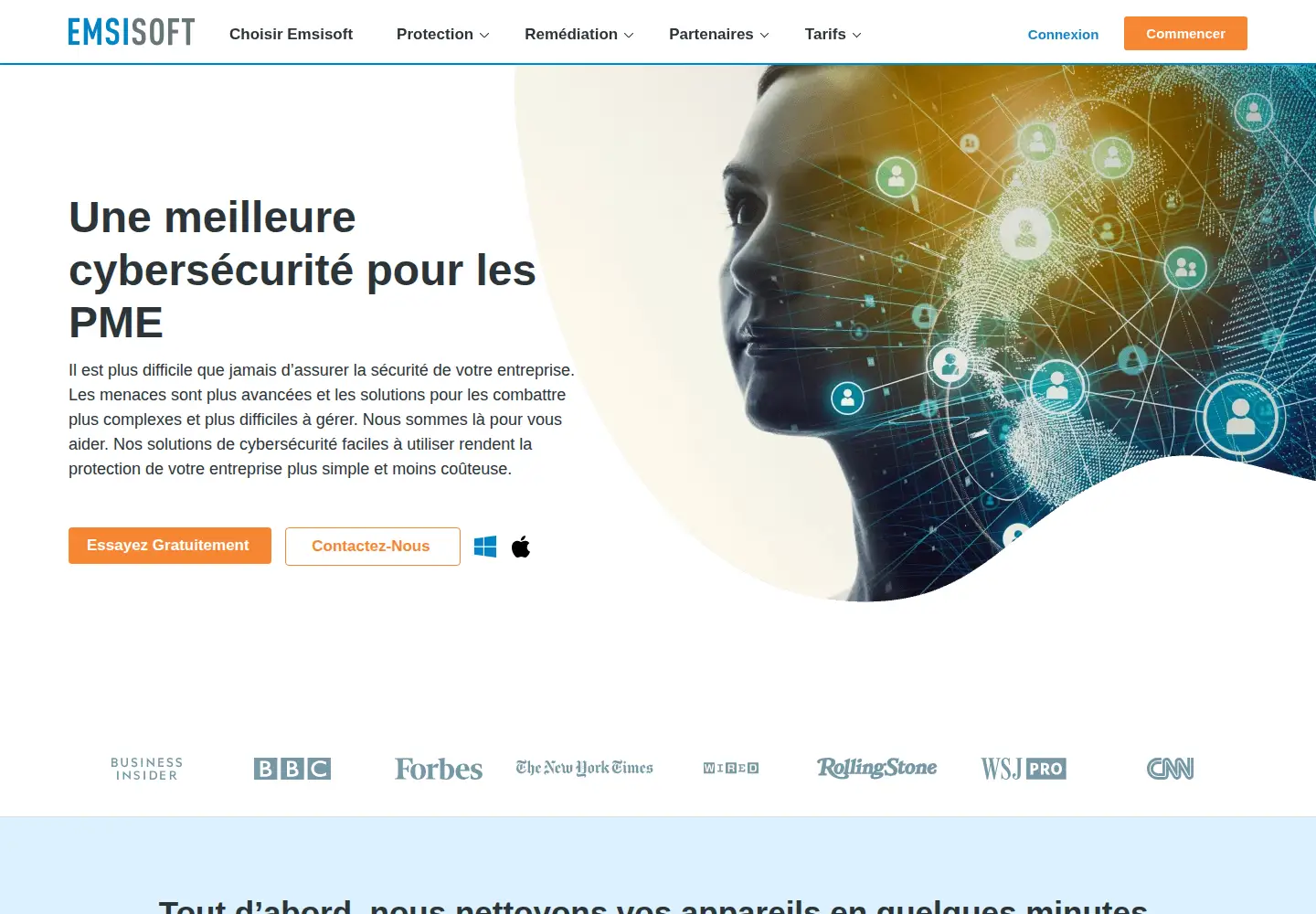 Screenshot of emsisoft.com