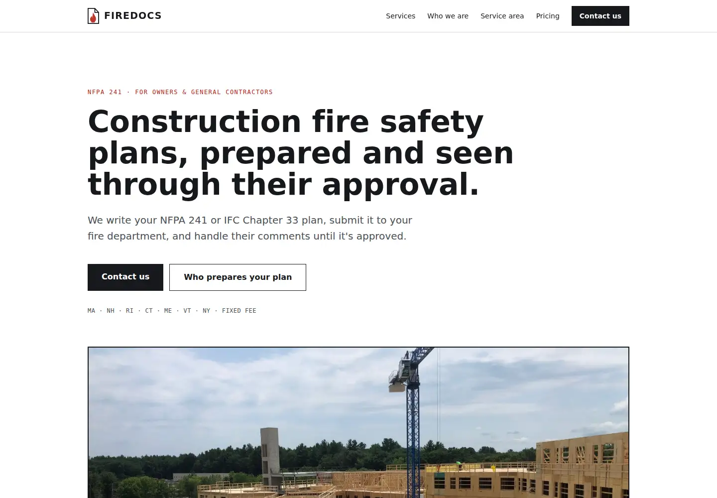 Screenshot of firedocs.com