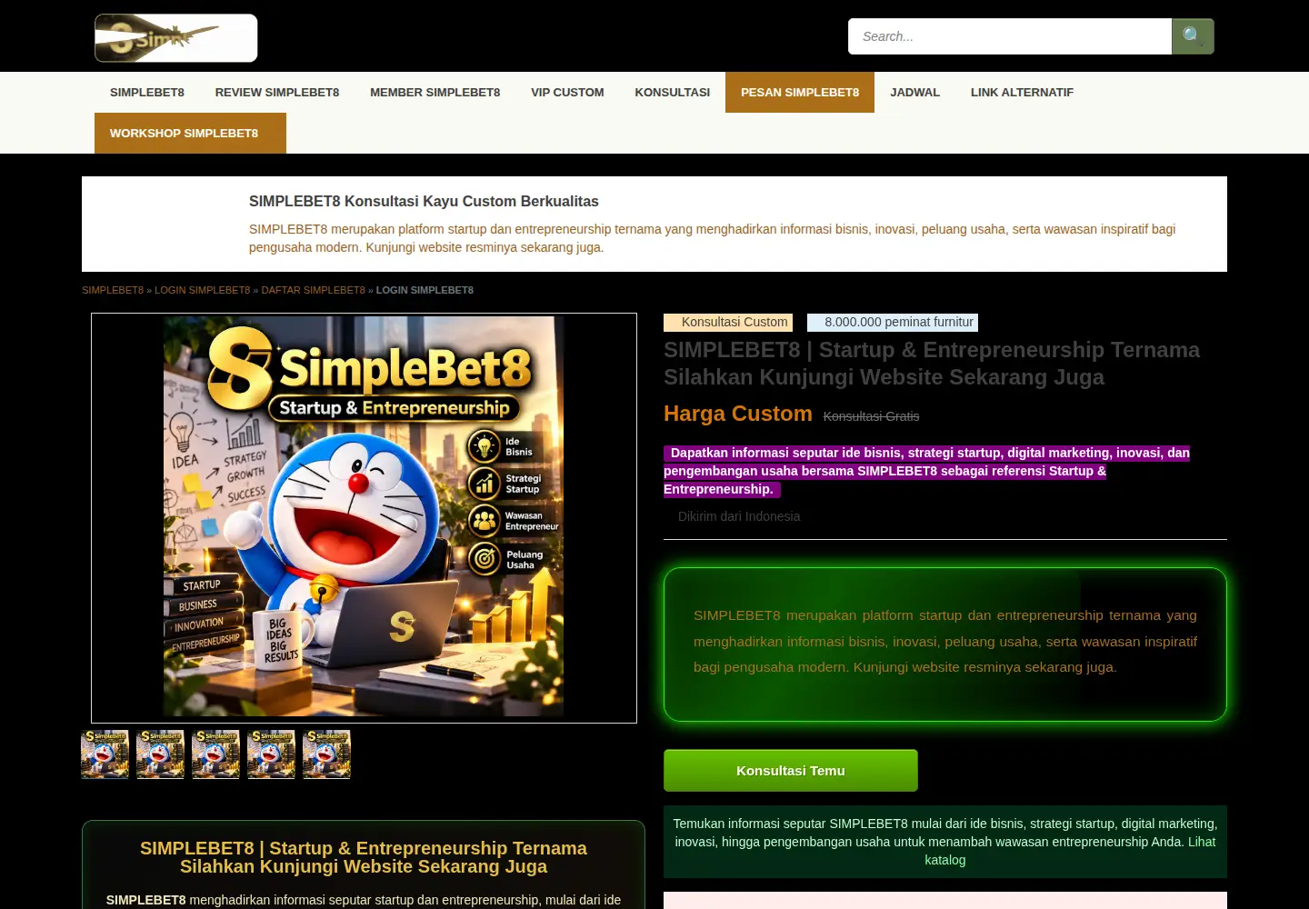Screenshot of bizography.org