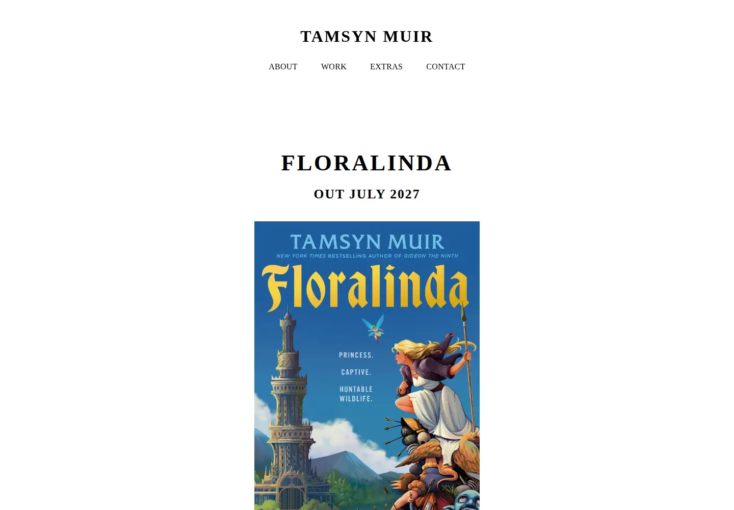 Screenshot of tamsynmuir.com
