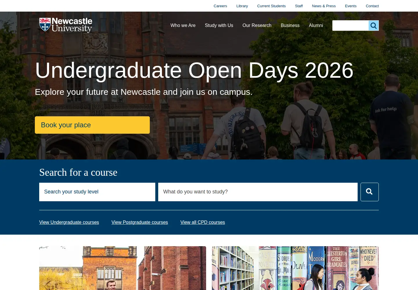 Screenshot of ncl.ac.uk