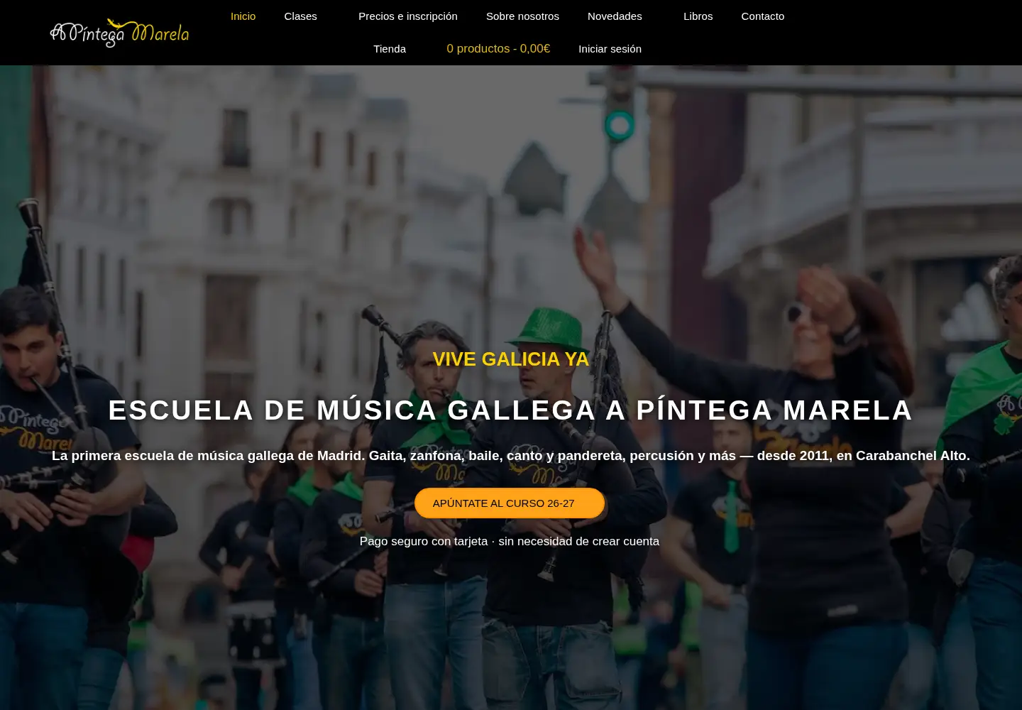 Screenshot of apintegamarela.com