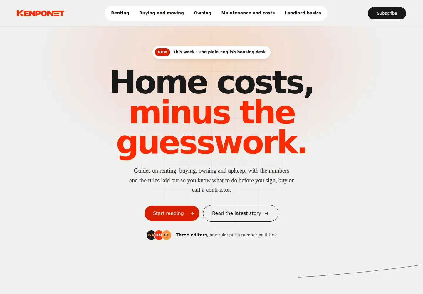 Screenshot of kenponet.com