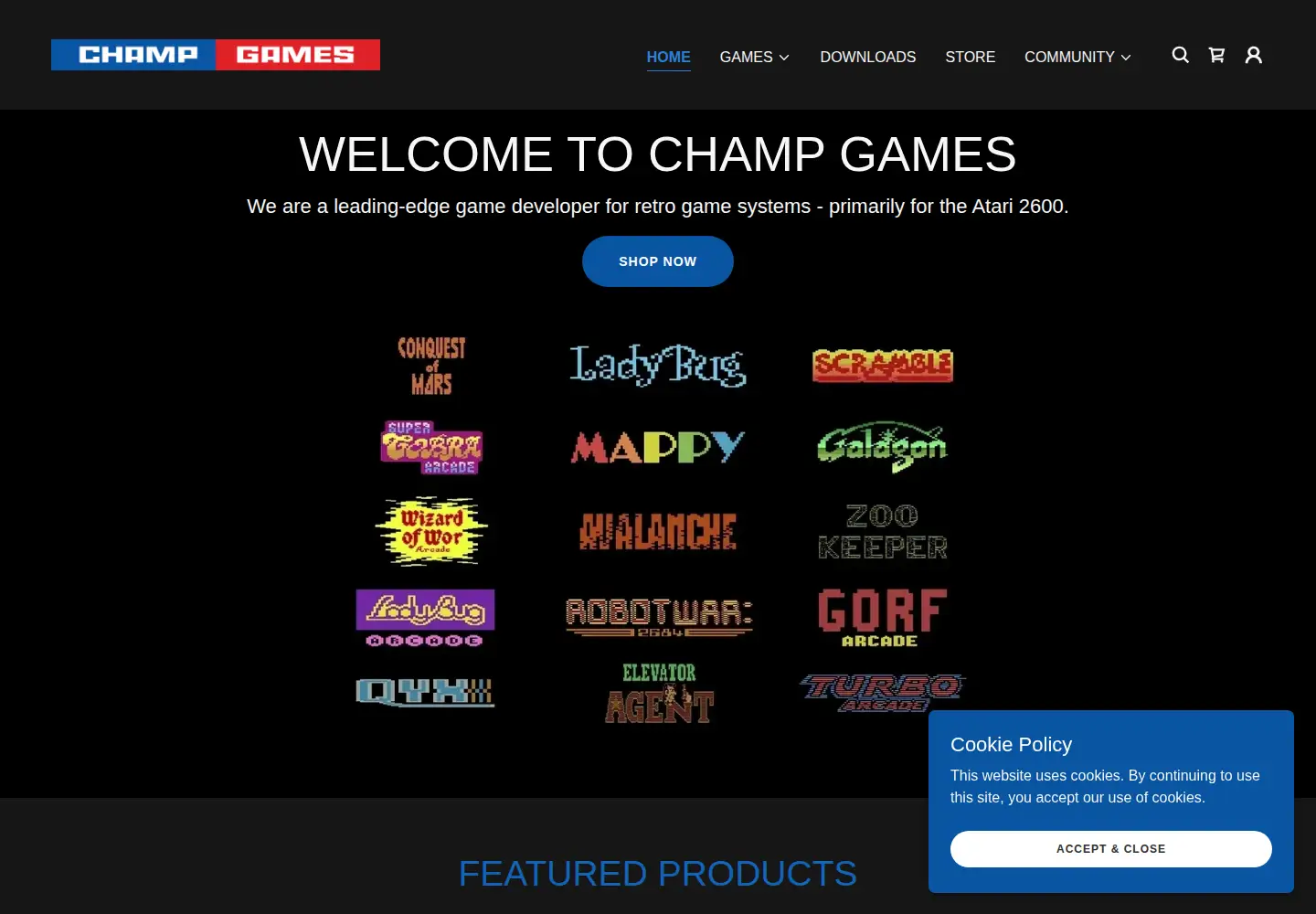 Screenshot of champ.games