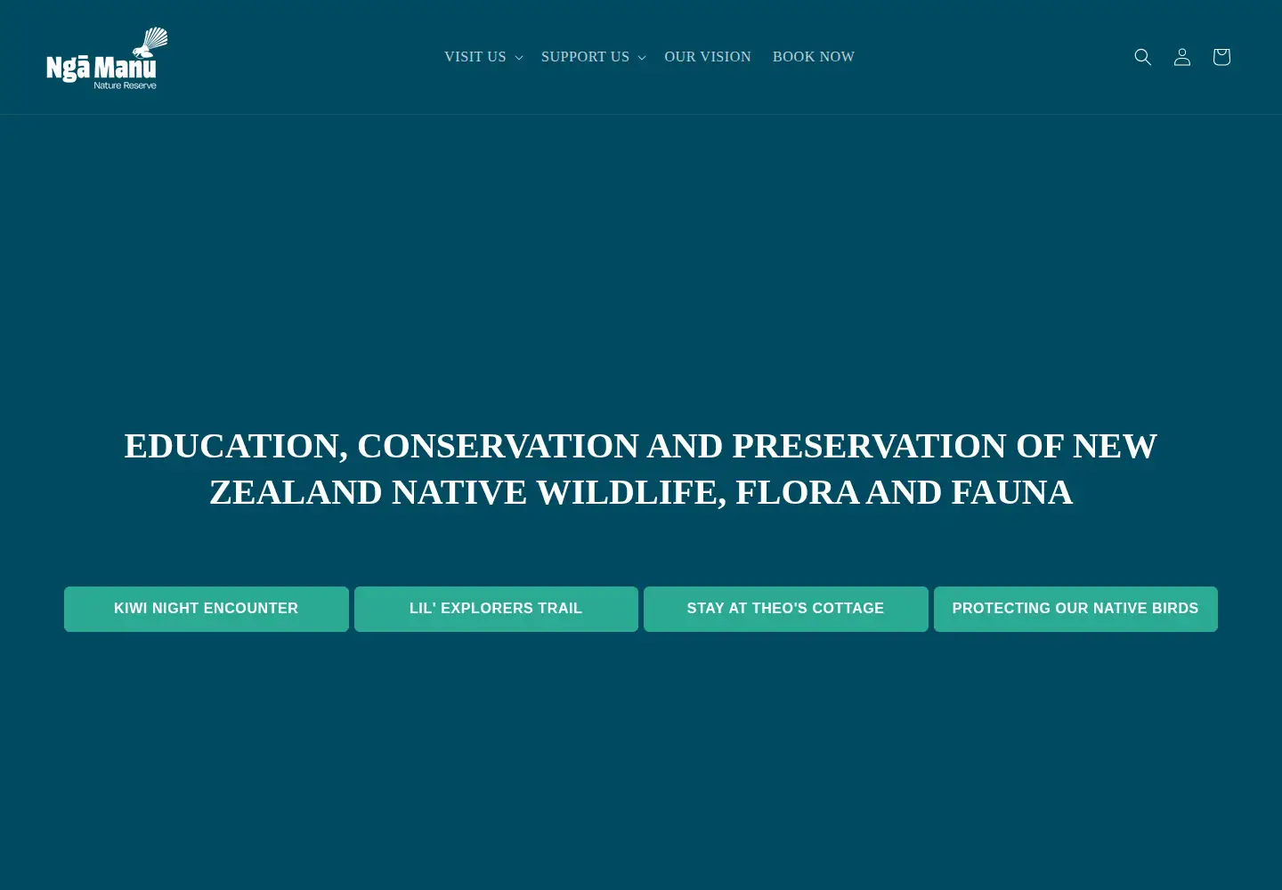 Screenshot of ngamanu.co.nz