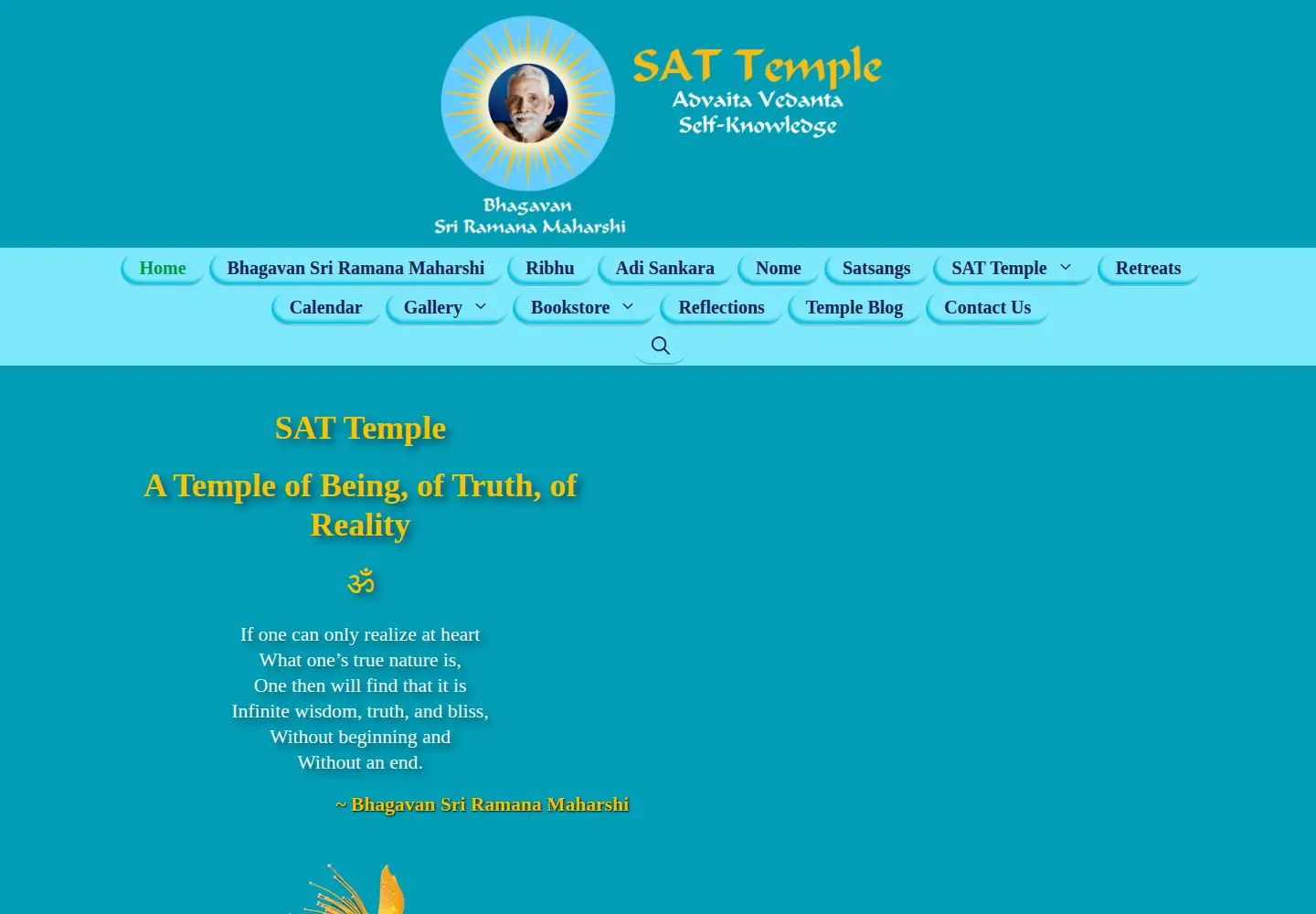 Screenshot of satramana.org