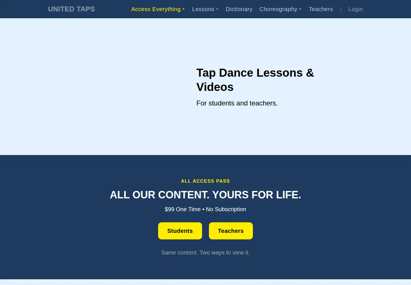 Screenshot of unitedtaps.com