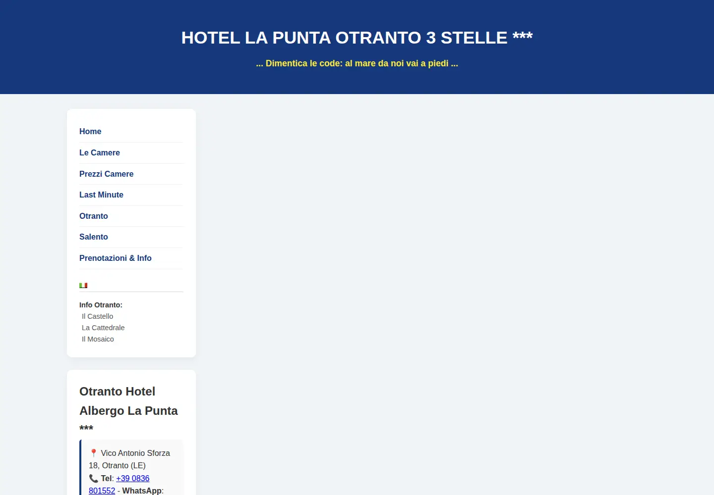 Screenshot of otranto.biz