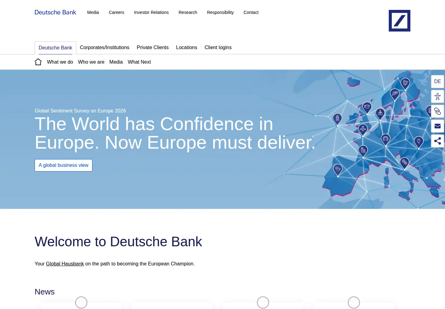 Screenshot of db.com