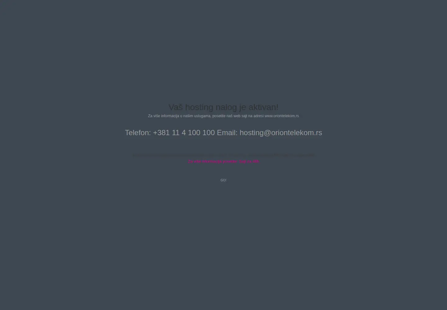 Captured homepage of artinfo.rs in the current scan