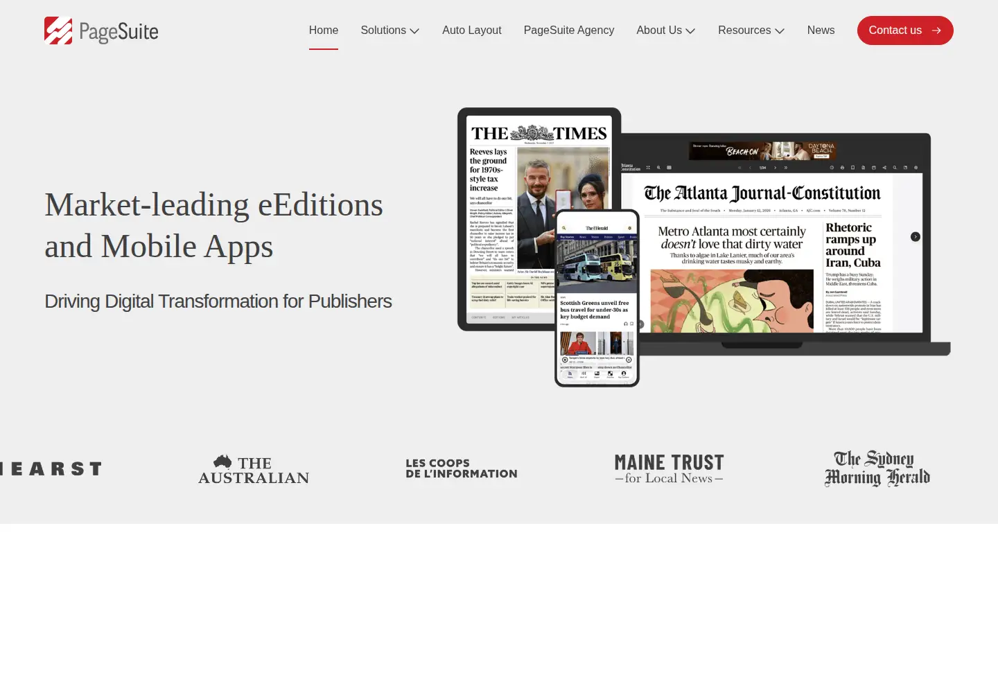 Screenshot of berrowsjournal.co.uk