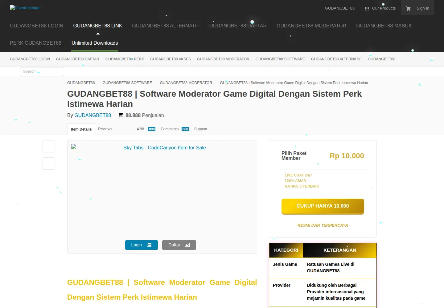 Captured homepage of karkonosze.ws in the current scan