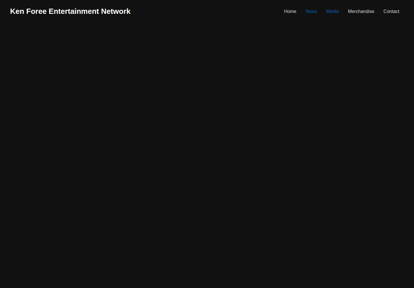 Captured homepage of kenforee.com in the current scan