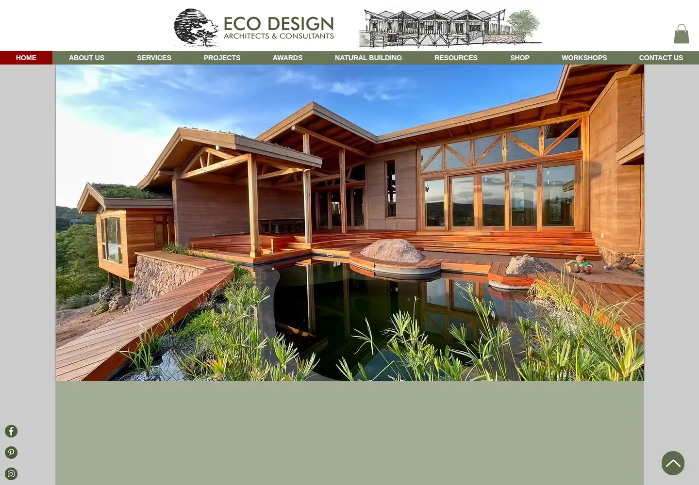 Captured homepage of ecodesignarchitects.co.za in the current scan