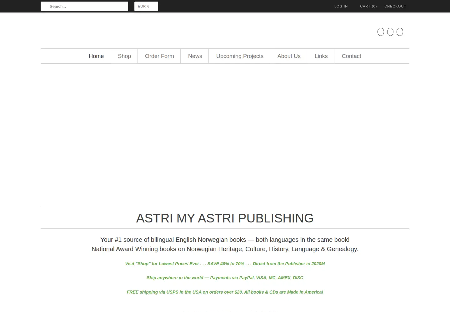 Captured homepage of astrimyastri.com in the current scan