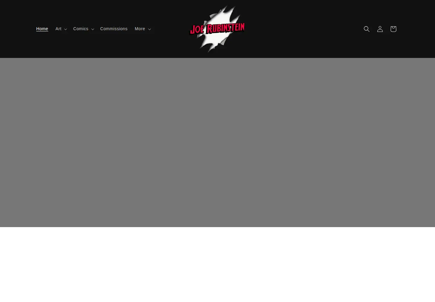 Screenshot of joerubinsteinart.com